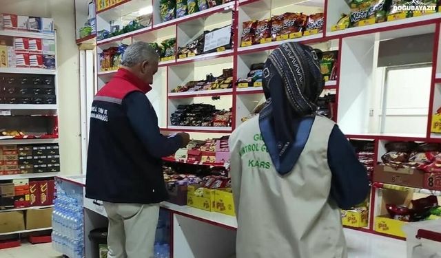 Kars'ta gıda denetimleri sıklaştırıldı: Tarihi geçen ürünlere geçit yok