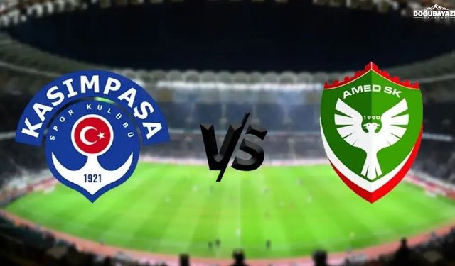 Kasımpaşa Amedspor maçı saat kaçta, hangi kanalda?