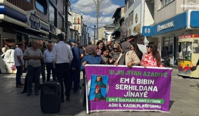 Ağrı’da Mahsa Amini ve yaşamını yitiren kadınlar anıldı