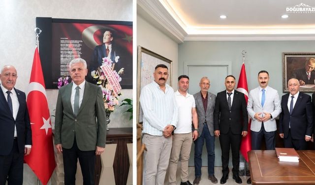 MHP’den Doğubayazıt çıkarması: Kaymakamlık ve Milli Eğitime ziyaret