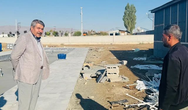 Patnos’ta Aquapark hızla yükseliyor