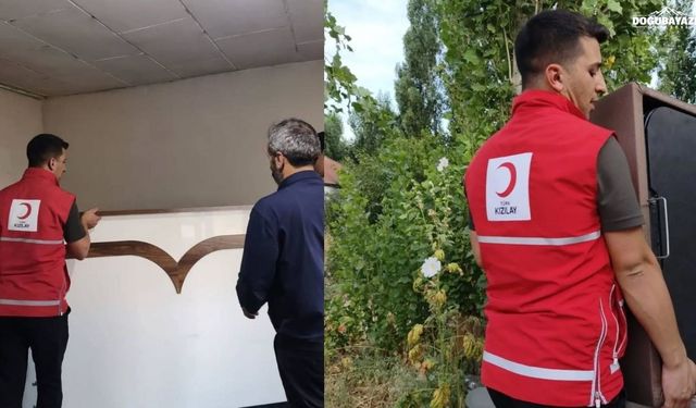 Patnos’ta Kızılay’dan İhtiyaç Sahibi Aileye Yatak, Baza ve Başlık Desteği
