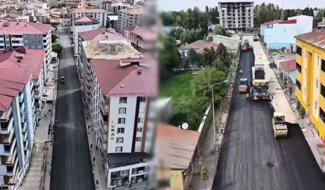 Patnos’ta yollar daha konforlu hale getiriliyor