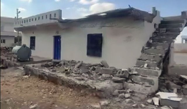 Şanlıurfa’daki 5,4’lük deprem Hilvan’da bir evi kullanılamaz hale getirdi