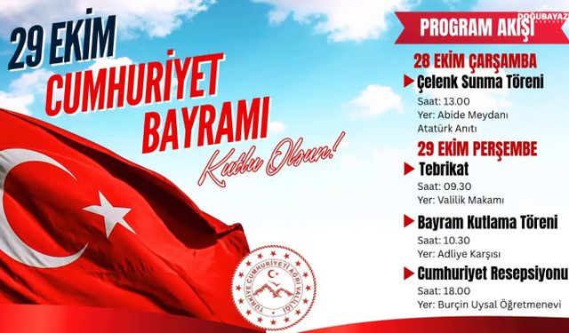 29 Ekim Cumhuriyet Bayramı'nın 103. Yıl Dönümü Coşkusu Başlıyor