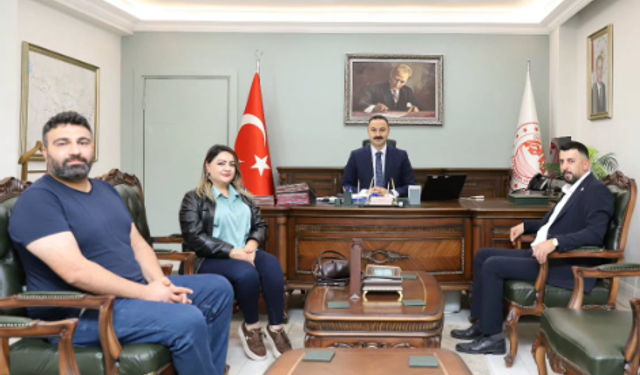 Yeni Parti’den Kaymakam Ayvat’a Ziyaret