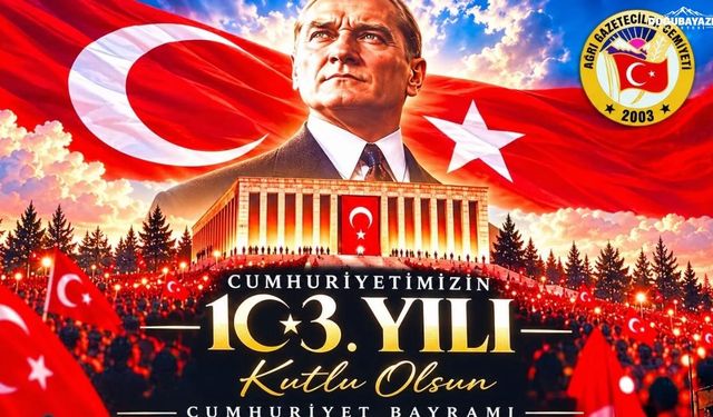 Ağrı Gazeteciler Cemiyeti Başkanı Alaettin Aslan’dan 29 Ekim Mesajı