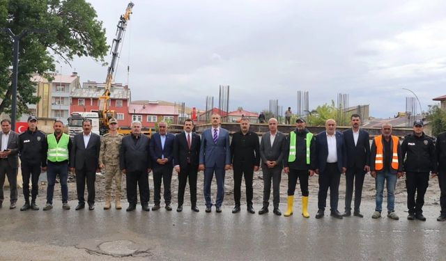Ağrı Valisi Bozkurt Tutak’ta: Hükümet Konağı için talimat
