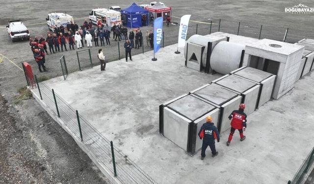 Ağrı'da afet müdahale altyapısı modern eğitim parkuruyla güçlendirildi