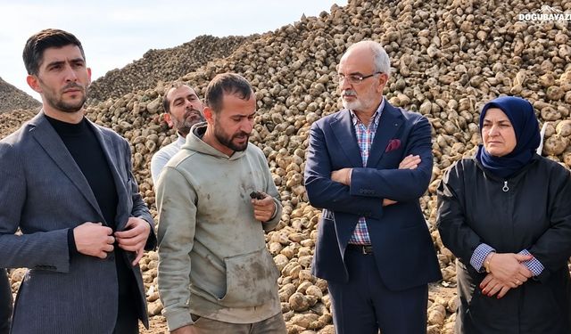 Ağrılı pancar üreticileri Sakık'a anlattı: Borç içinde kaldık