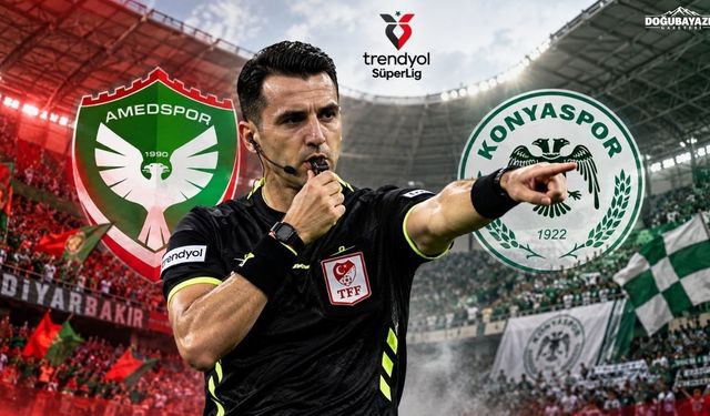 Amedspor–Konyaspor maçının hakemi belli oldu