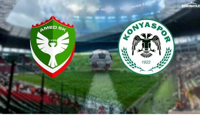 Diyarbakır'da kritik 90 dakika başladı: Amedspor, Konyaspor karşısında