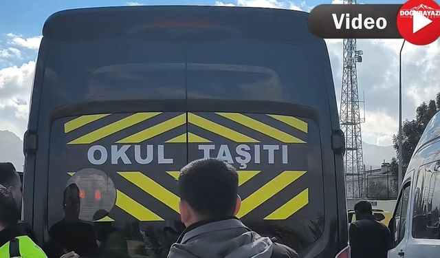 Doğubayazıt Belediyesi öğrenci servislerini tek tek kontrol etti