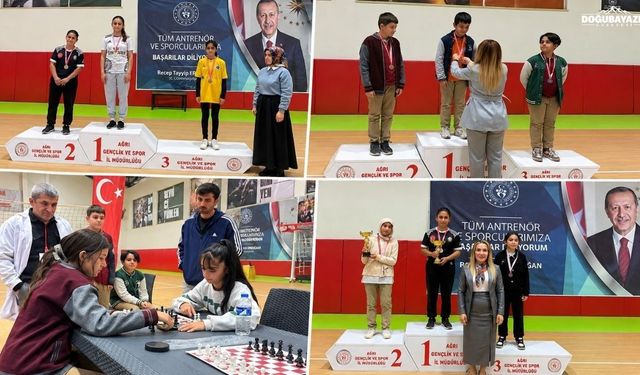Doğubeyazıtlı öğrenciler 3 branşta 7 derece elde etti