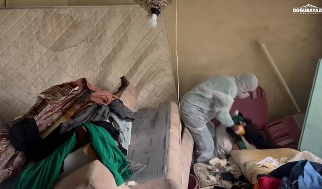 Evden 4 ton çöp çıktı