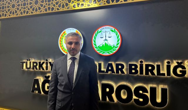 Ağrı Barosu'nun yeni başkanı belli oldu