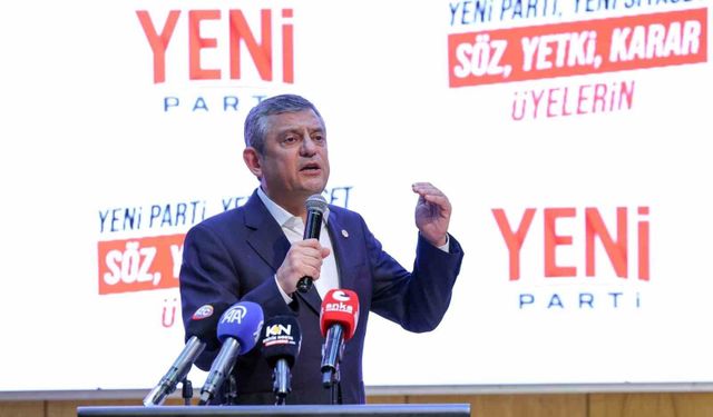 Yeni Parti Genel Başkanı Özel: "Yeni siyasetle birlikte hiçbir şey geride bıraktıklarımız gibi olmayacak"