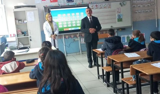 Patnos'ta İlçe Millî Eğitim Müdürü Yüksel Zorlu'dan okullara ziyaret