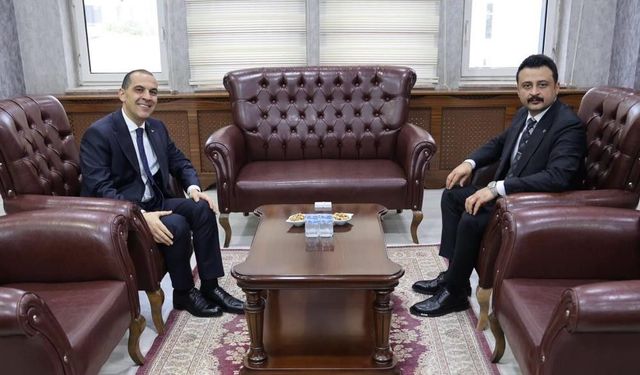Vali Taşolar’dan Iğdır Cumhuriyet Başsavcısı Onur Yılmaz’a ziyaret