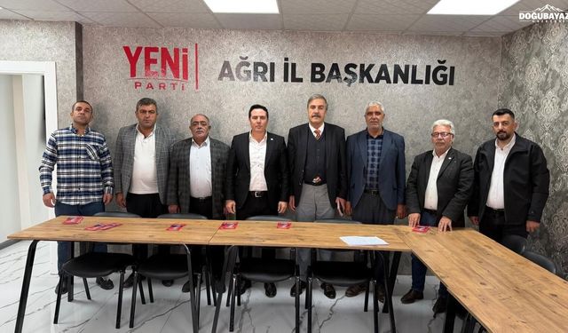Yeni Parti Ağrı İl Ve İlçe Teşkilatlarından Ortak Açıklama