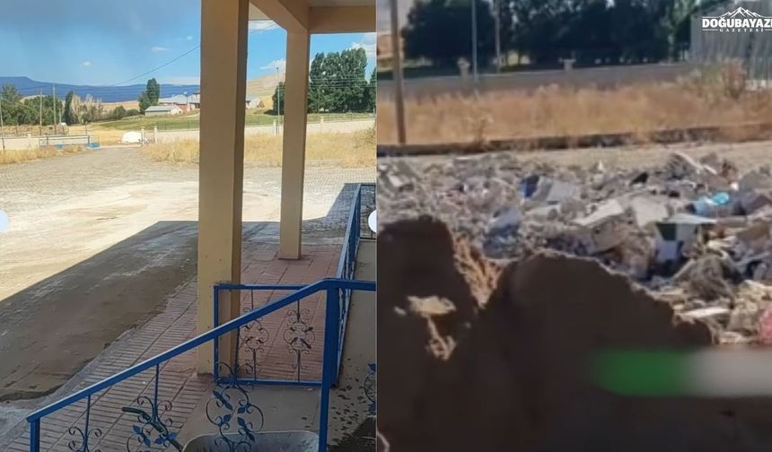 Taşlıçay'daki o okulda tepkiler sonuç verdi: molozlar temizlendi