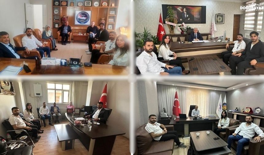 Doğubayazıt gazetesinden sivil toplum kuruluşlarına ziyaret