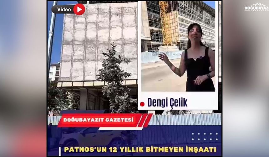 Ağrı Patnos'ta inşaat çilesi: Müteahhitler değişti, Avm yine bitmedi!