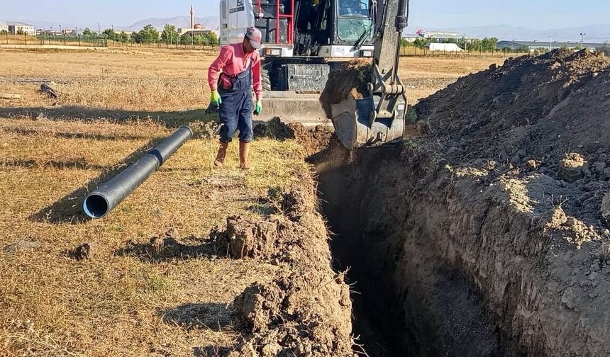 Ağrı'da yeni kanalizasyon hatları devreye giriyor