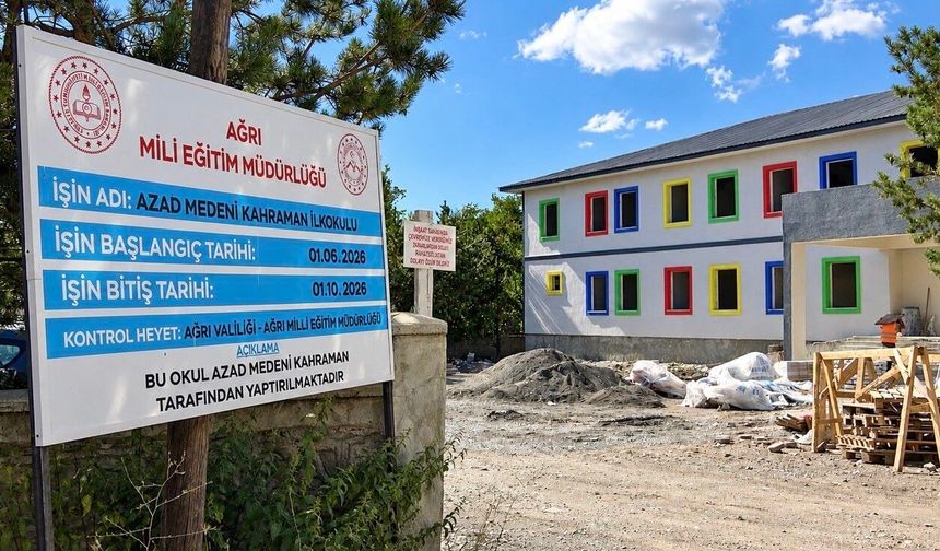 Ağrılı iş insanı eğitime el attı: Eleşkirt’e 13 sınıflı okul