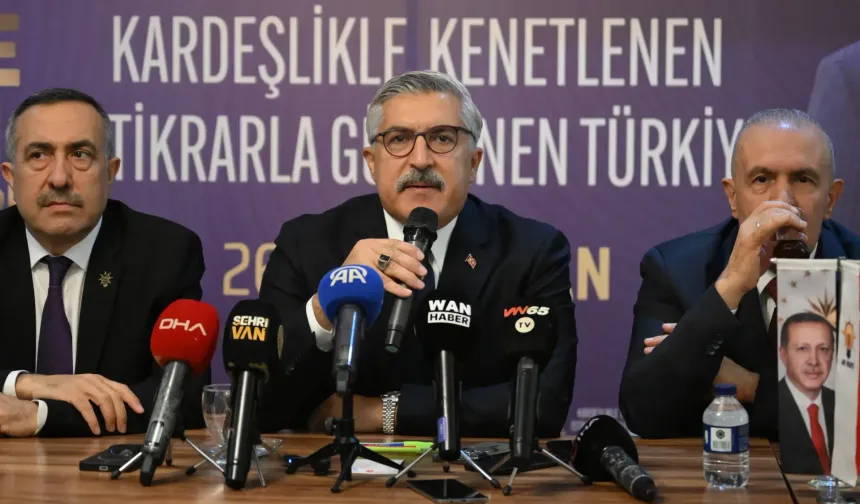 AK Partili Yayman Van’dan mesaj verdi: Bu defa inşallah silahlar bırakılacak