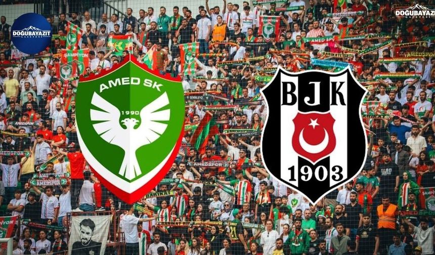 Amedspor ile Beşiktaş ilk kez ligde karşı karşıya: Maç başladı