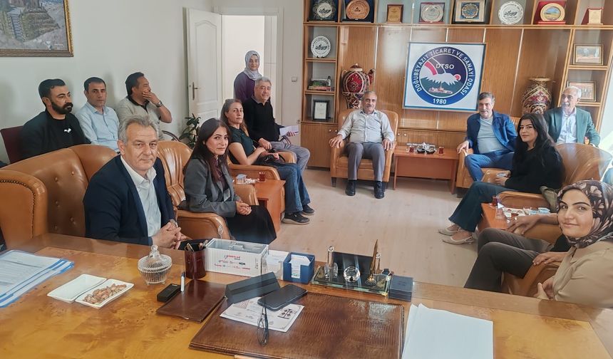 DEM Parti heyetinden Doğubayazıt TSO’ya ziyaret
