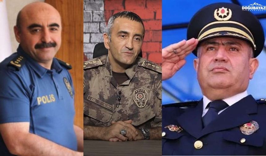 Ağrı'nın 3 komşu ili Van, Erzurum ve Iğdır’da emniyet müdürleri değişti