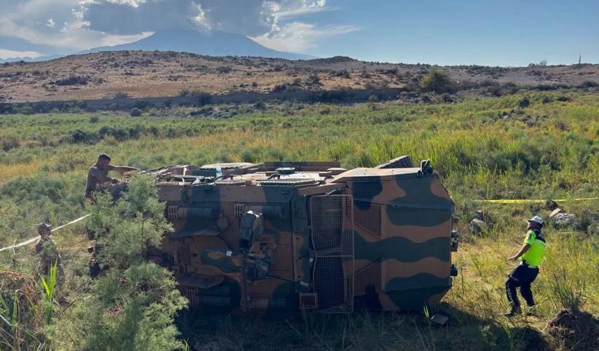 Iğdır’da askeri araç devrildi: 1 asker yaşamını yitirdi, 2 asker yaralandı