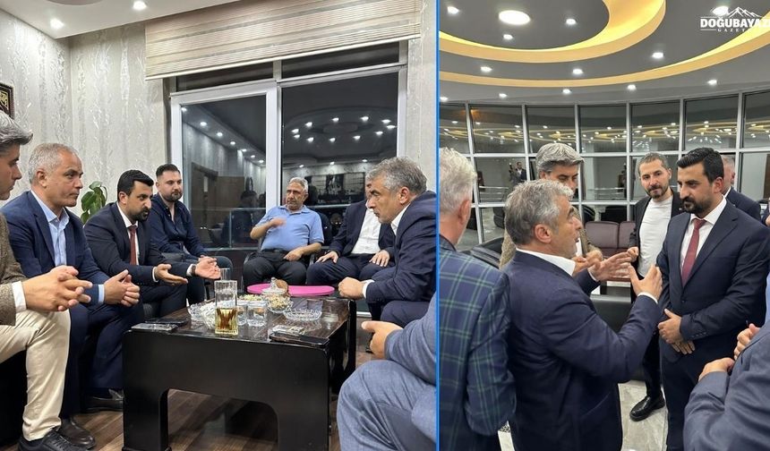 Lojistik sektörü dert yandı: Alagöz Doğubeyazıt'ta UND temsilcileriyle buluştu