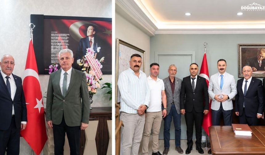 MHP’den Doğubayazıt çıkarması: Kaymakamlık ve Milli Eğitime ziyaret