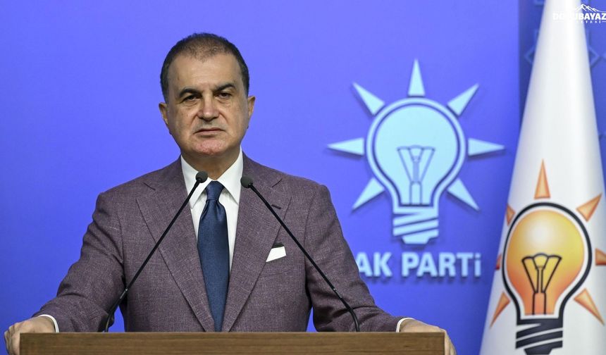Ömer Çelik: Cumhur İttifakı'nın adayı Erdoğan'dır