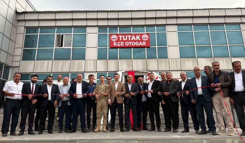 Tutak’ta çifte açılış: Yeni otogar ve hayvan pazarı hizmete girdi