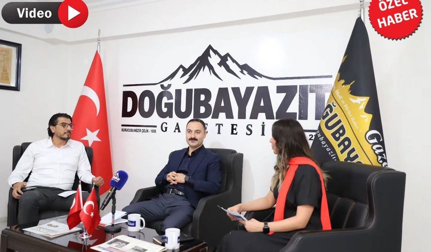 Kaymakam Ayvat, Doğubayazıt’a yapılacak yatırımları ve çözüm bekleyen sorunları açıkladı