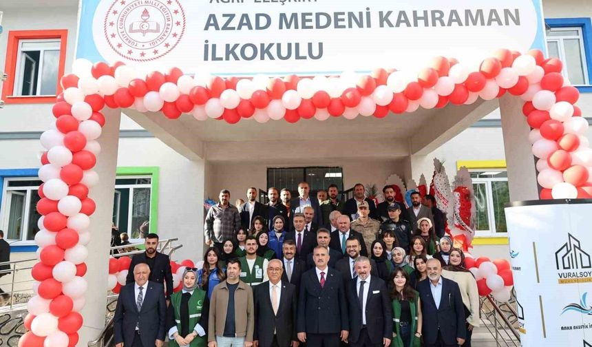 Ağrı’da hayırsever iş insanından eğitime kalıcı eser