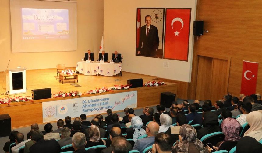 IX. Uluslararası Ahmed-i Hânî Sempozyumu Kapılarını Açtı