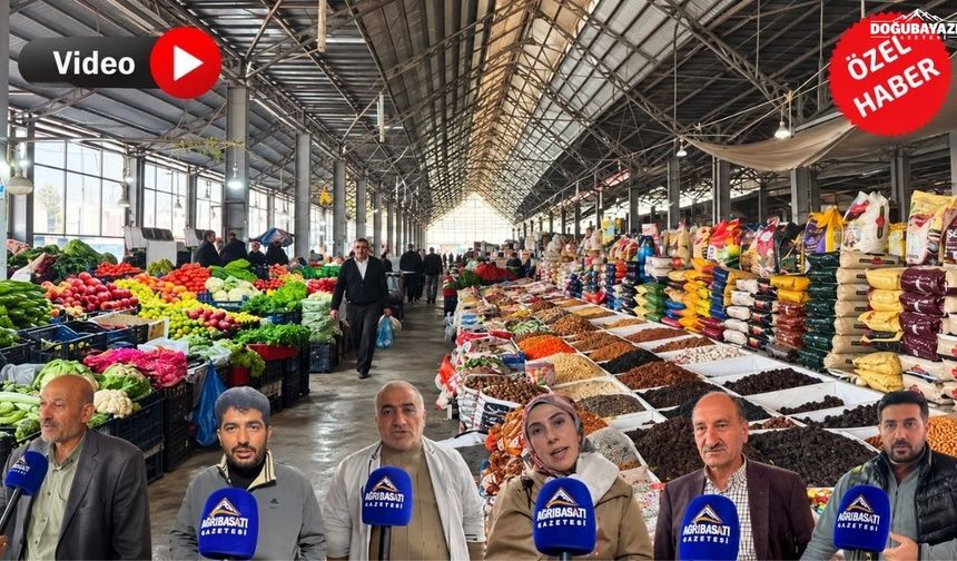 Ağrı Sebze Hali’nde enflasyon isyanı: Kuzu yiyorlar, domates alamıyoruz