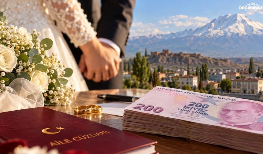 Ağrı'da evlilik kredisi nasıl alınır? Tutarlar belli oldu