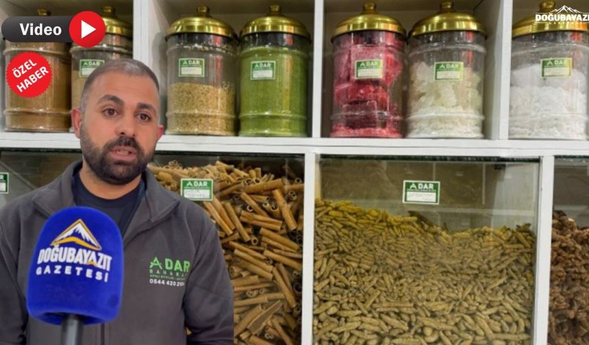 Ağrı’da kış kapıda: Aktarlardan doğal şifa önerileri