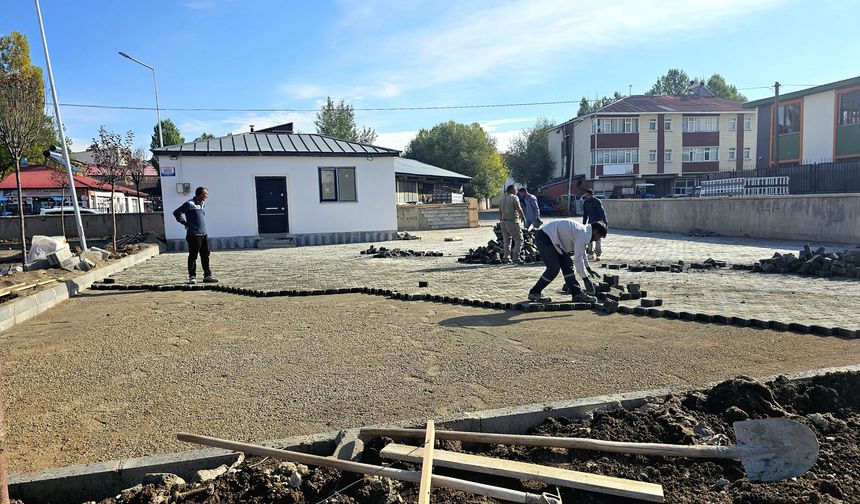 Ağrı’da mevcut otopark baştan sona yenileniyor