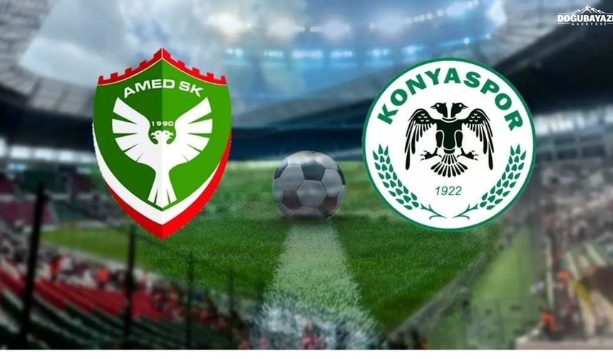 Diyarbakır'da kritik 90 dakika başladı: Amedspor, Konyaspor karşısında