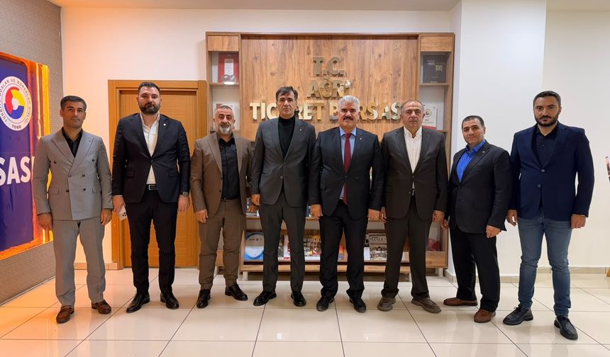 Doğubayazıt ve Ağrı'nın ticaret temsilcileri bir araya geldi
