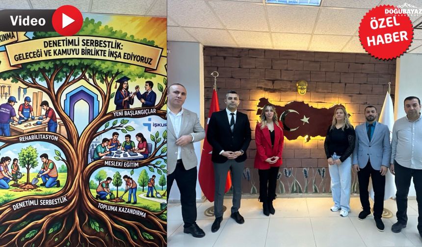 Doğubayazıt’ta denetimli serbestlik yükümlüleri mesleki eğitimle hayata hazırlanıyor