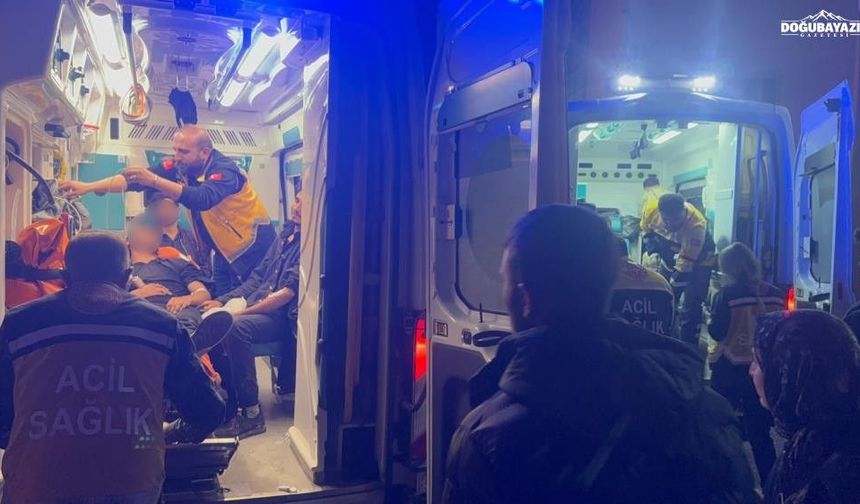 Hakkâri'de göçmenleri taşıyan minibüs dereye uçtu: 20 yaralı