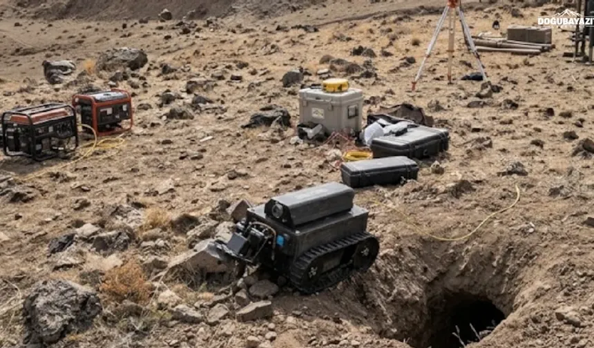 Uzaktan kumandalı robot Ağrı'ya iniş yaptı: İşte nedeni